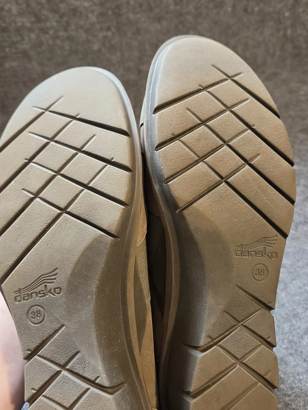 Dansko Julia Nubuck Slip-On Loafers in Tan Suede